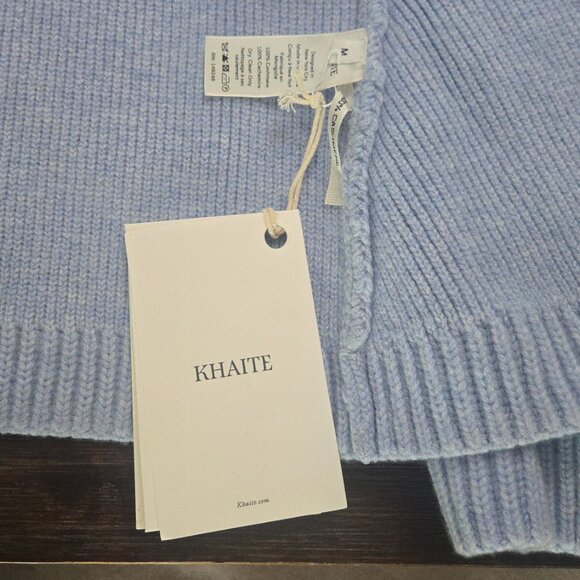 KHAITE Scarlet cardigan light blue size M - Picture 3 of 5